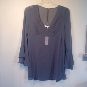 BCBGeneration Women's Flowy Blue Blouse Size Small